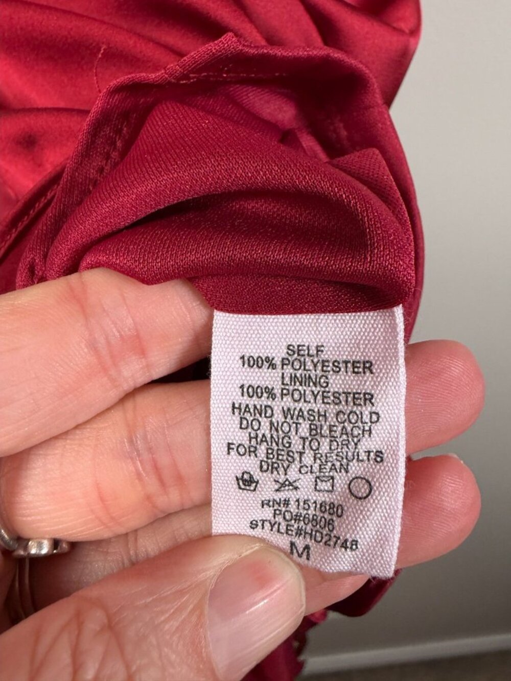 Petal + Pup Storia Lee Strapless Midi Dress Size Medium Wine Red Formal Event - Picture 13 of 13